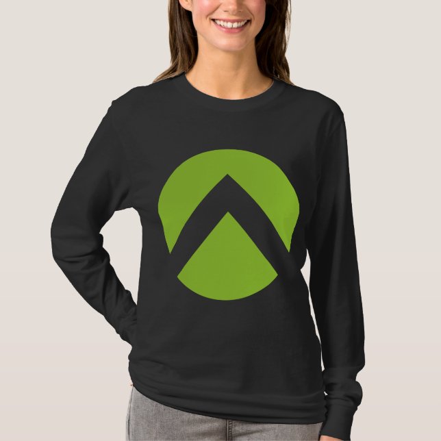 Circle Chevron Arrow T-Shirt (Front)