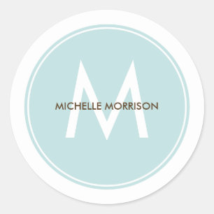 Circle Chic Gift Tag Stickers or Labels