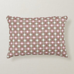 Circle Christmas Geometric Accent Pillow