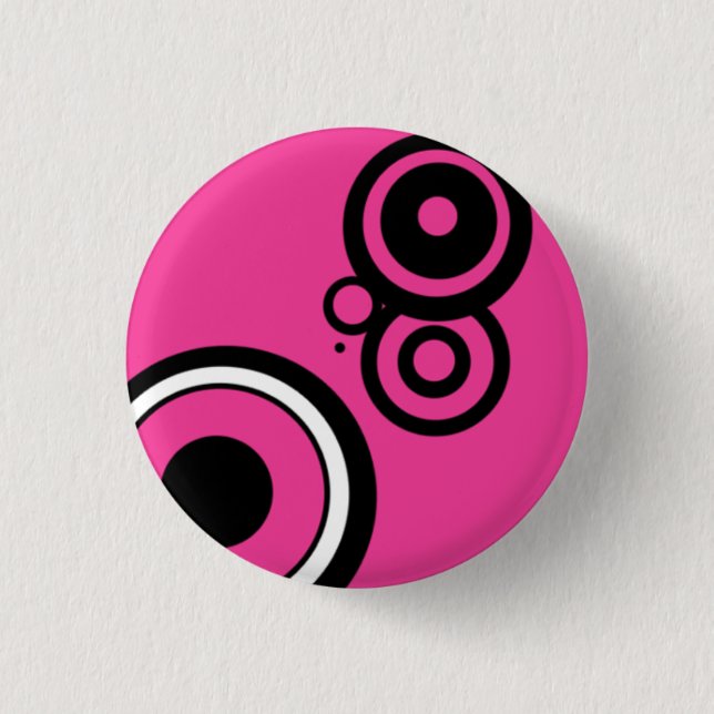 Circle, Circle 1 Inch Round Button (Front)