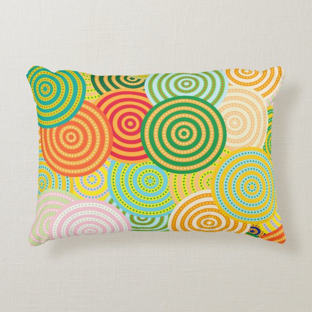Circle-Circles Accent Pillow (Front)