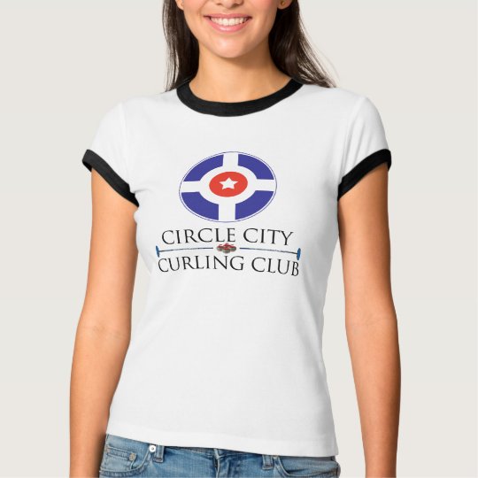 Circle City Curling - Women's Ringer T-Shirt