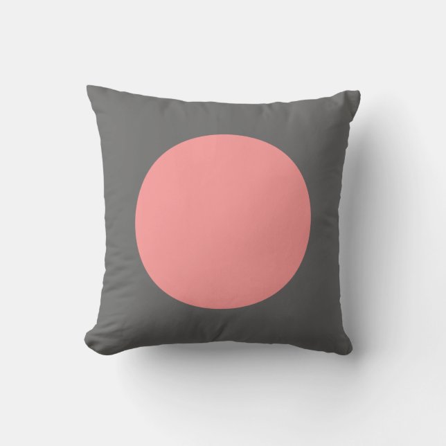Circle Colours 03 Throw Pillow (Front)