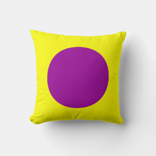 Circle Colours 06 - Alternating Throw Pillow