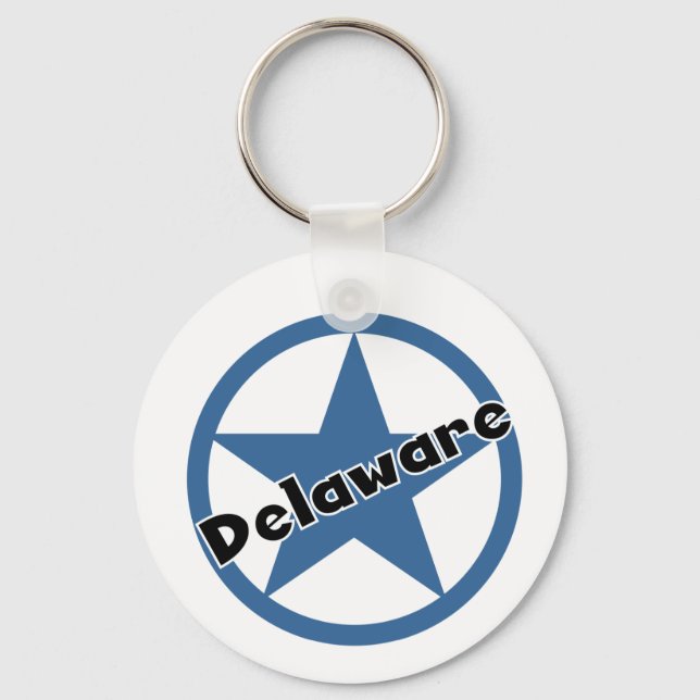 Circle Delaware Keychain (Front)