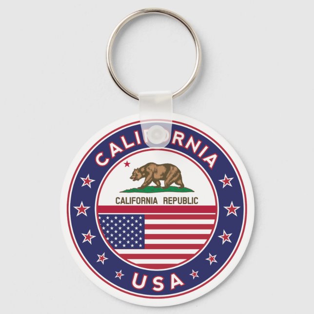 circle design, keychain (Front)