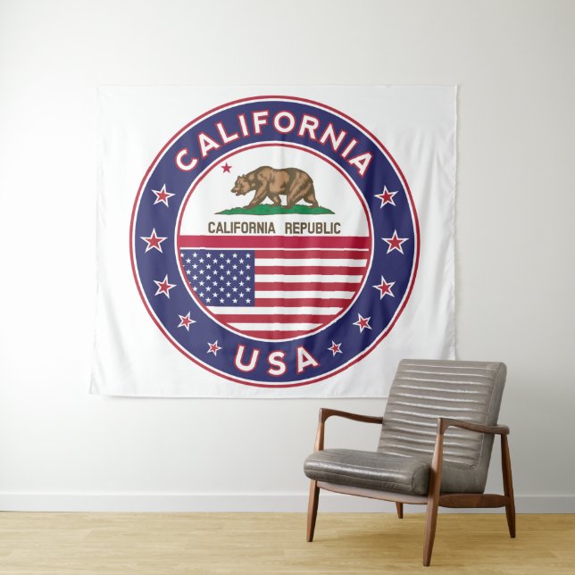 circle design, tapestry (In Situ (Horizontal))