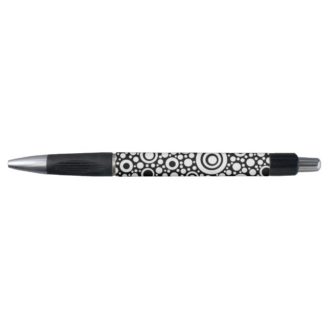 Circle & Dots Grid black + your backgr. & ideas Pen (Front)