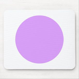 Circle - Easter Purple on White Mouse Pad