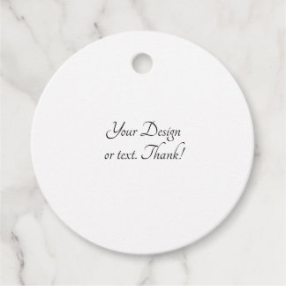 Circle Favour Tag