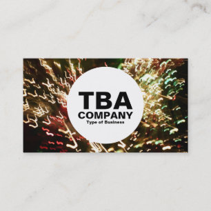 Circle - Fibre Optic lamp Business Card