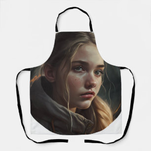 Circle girl apron