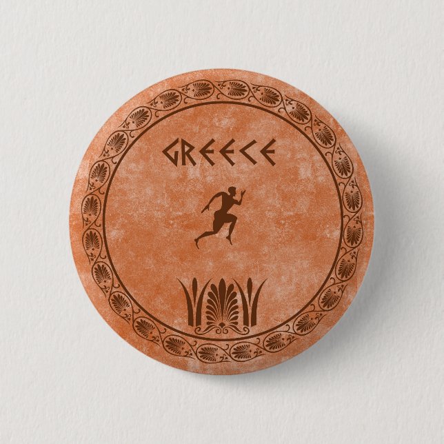circle Greek design 2 Inch Round Button (Front)