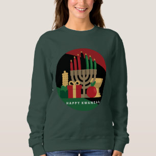 circle Happy Kwanzaa Sweatshirt