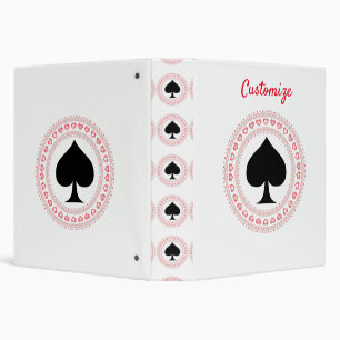Circle Hearts Black Spades Thunder_Cove Binder