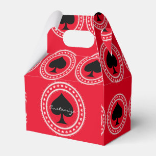 Circle Hearts Black Spades Thunder_Cove Favor Box