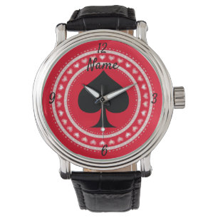 Circle Hearts Black Spades Thunder_Cove Watch