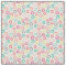 Circle Hearts Patterned Fabric