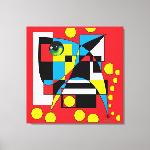 Circle Jerks Are Go Ken Gage Abstract Canvas Print