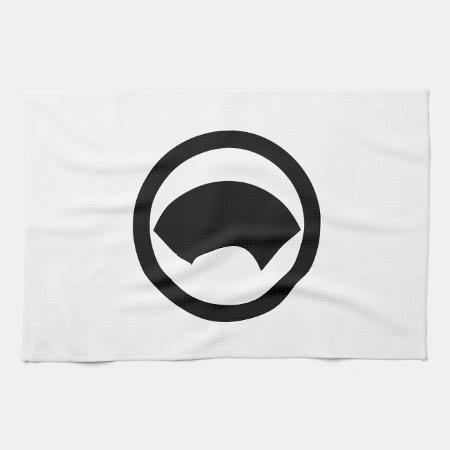 Circle Jigami Kitchen Towel (Horizontal)