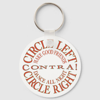 Circle Left, Circle Right Keychain