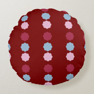 Circle Line Round Pillow