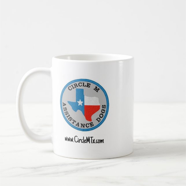 Circle M Assistance Dogs  Coffee Mug (Left)