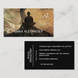 Circle of Becoming Symbolic Spiritual Design Business Card