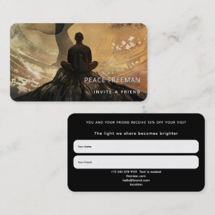 Circle of Becoming Symbolic Spiritual Design Business Card