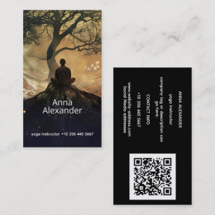 Circle of Becoming Symbolic Spiritual Design Business Card