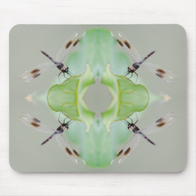 Circle of Dragonflies Mouse Pad (Front)
