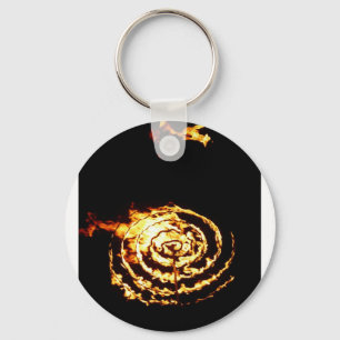 Circle Of Fire Keychain