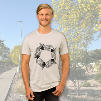 Circle of Fish T-Shirt Tri-Blend Shirt