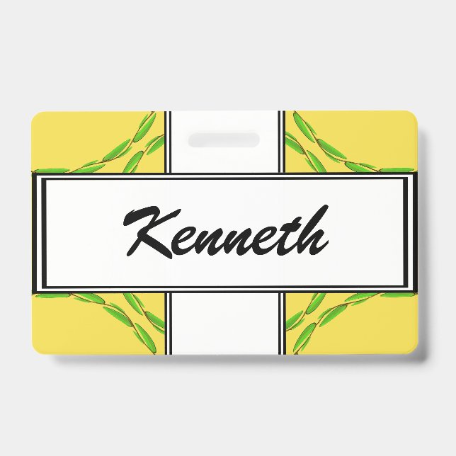 Circle of Leaves by Kenneth Yoncich Badge (Front)