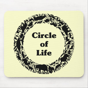 Circle of life mouse pad