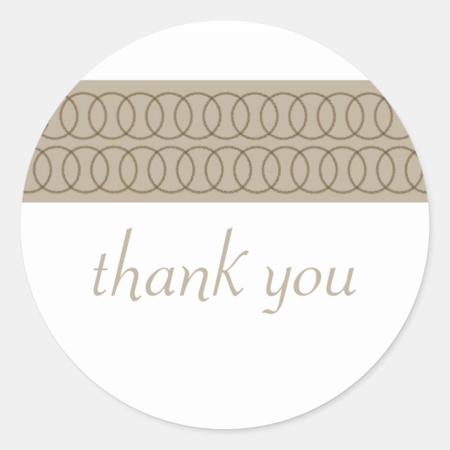 Circle of Love Thank You Stickers (Front)