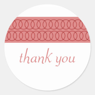 Circle of Love Thank You Stickers