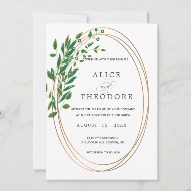 Circle of Love | Wedding Invitation (Front)