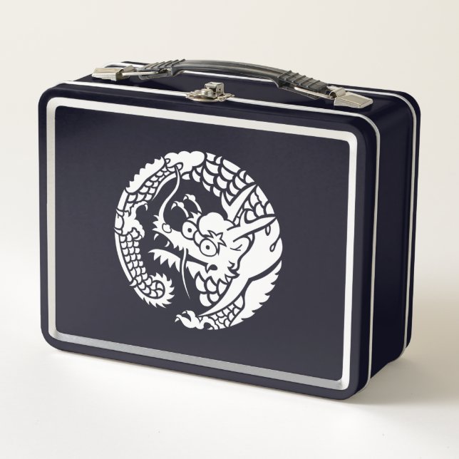 Circle of Nichiren sect dragon Lunch Boxes (Front)