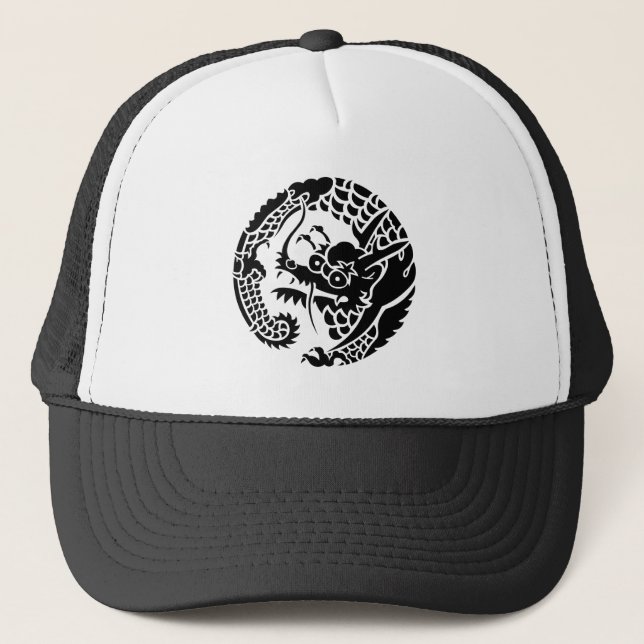 Circle of Nichiren sect dragon Trucker Hat (Front)