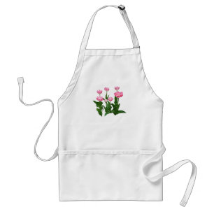 Circle of Pink Tulips Standard Apron