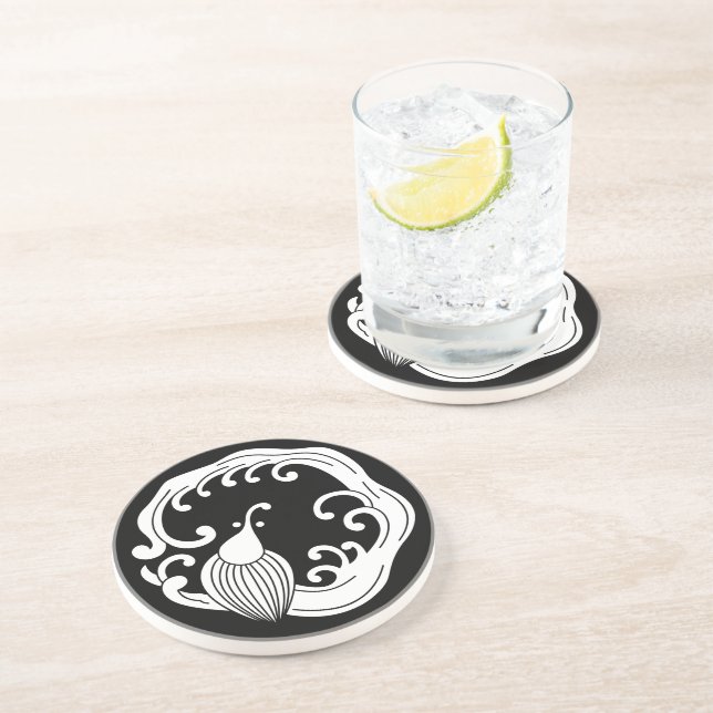 Circle of rainy dragon coaster (Side)