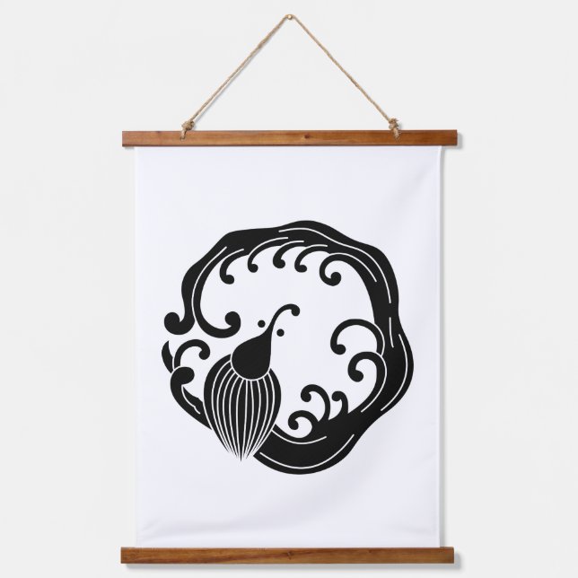 Circle of rainy dragon hanging tapestry (Front)