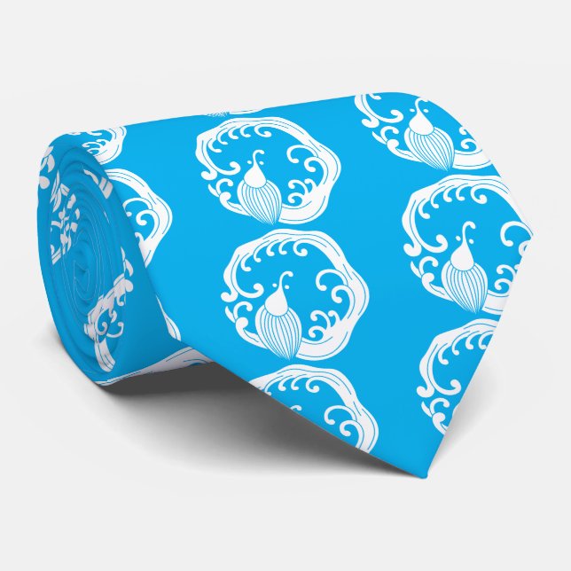 Circle of rainy dragon tie (Rolled)