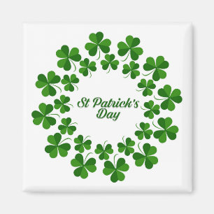 Circle Of Shamrocks Magnet