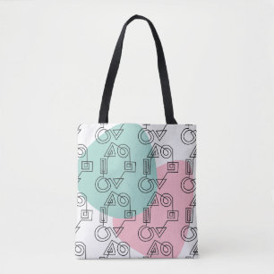 Circle of Shapes Tote Bag
