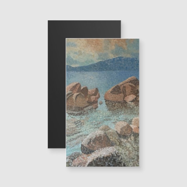 Circle of Stones Lake Tahoe Impressionism (Front/Back)