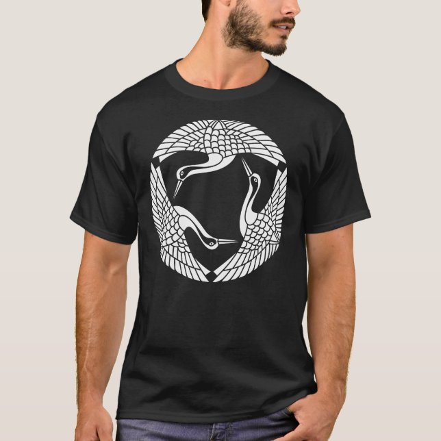 Circle of three cranes T-Shirt (Front)