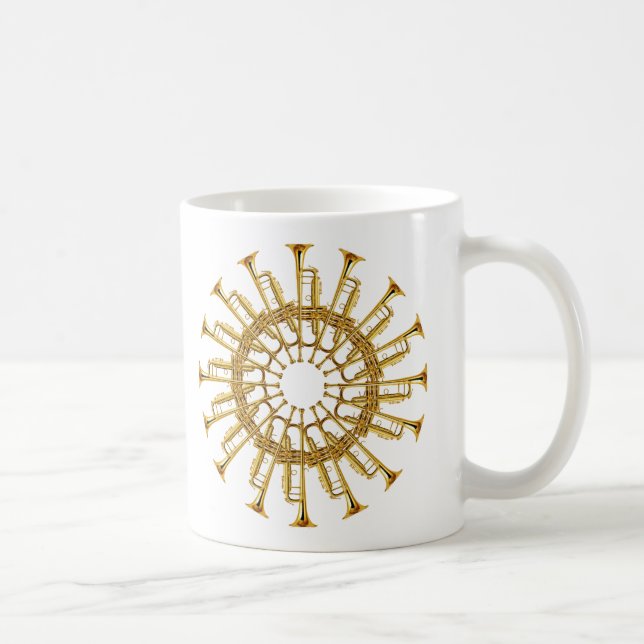 Circle of Trumpets Coffee Mug (Right)