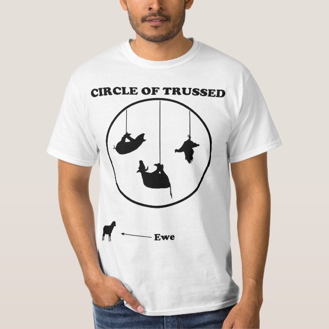 Circle of Trussed / Trust Wordplay T-Shirt (Front)